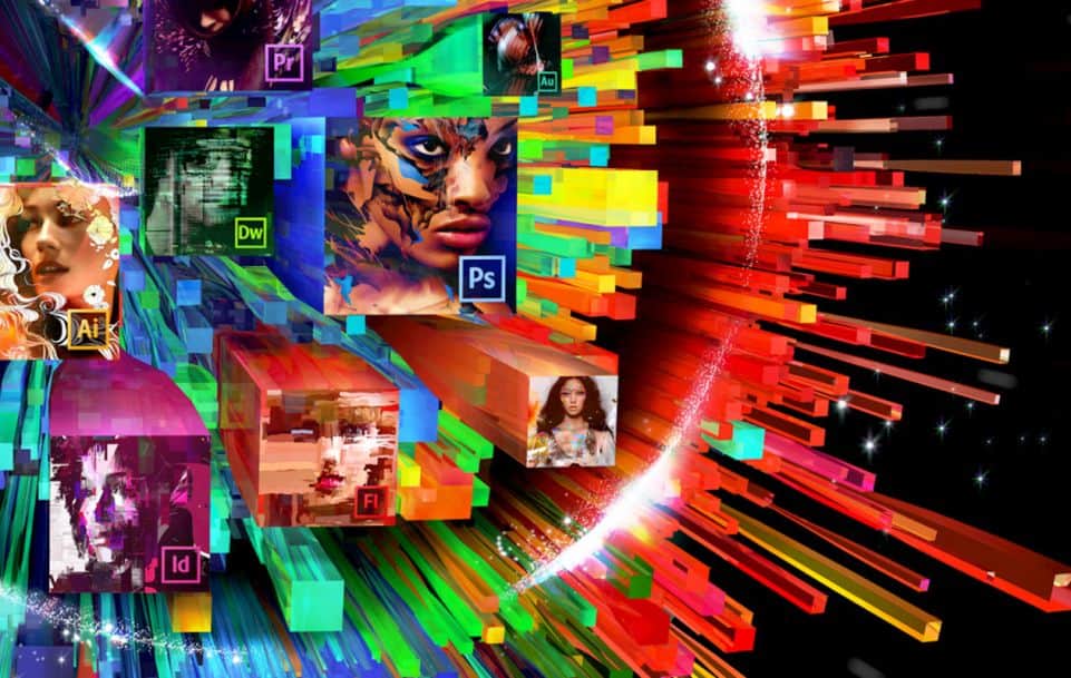 Logos de productos de adobe